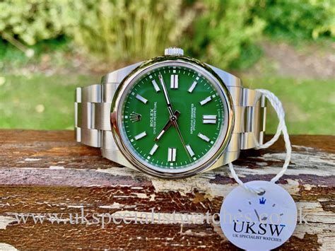 rolex green dial oyster